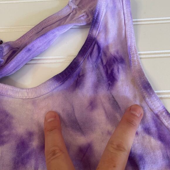 Vintage 90s 1997 Looney Tunes Summertime Tweety Bird Tie Dye Cover Up Dress OSFM - Picture 4 of 10